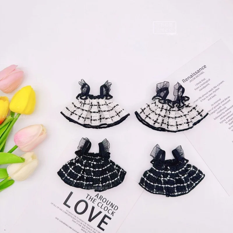 Geeignet für 13 cm große Baumwollpuppen, Gürtel, Rock, Babykleidung, Welpenkleidung, Puppenzubehör, DIY-Kostümzubehör, Kleidung zum Selbermachen.