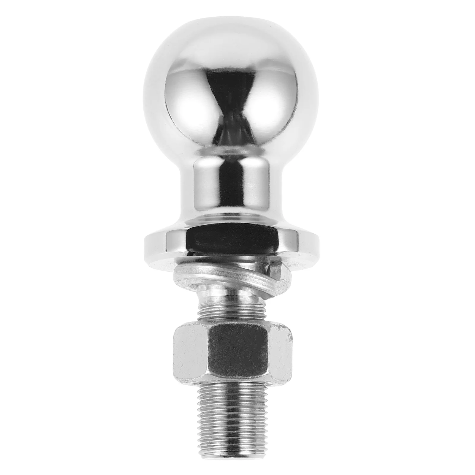 

Heavy Duty Trailer 2000 Lbs Capacity Replacement Tow Ball For Lawn Tractor Atv Yacht Durable Chrome Steel Towing Connection Ball