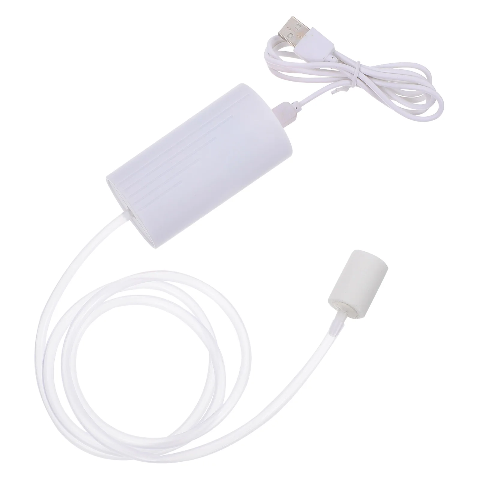 

Air Pump for Fish Tank ABS Material Portable Aquarium Accessory Mini Oxygen Pump USB Powered Pet Fish Care Durability