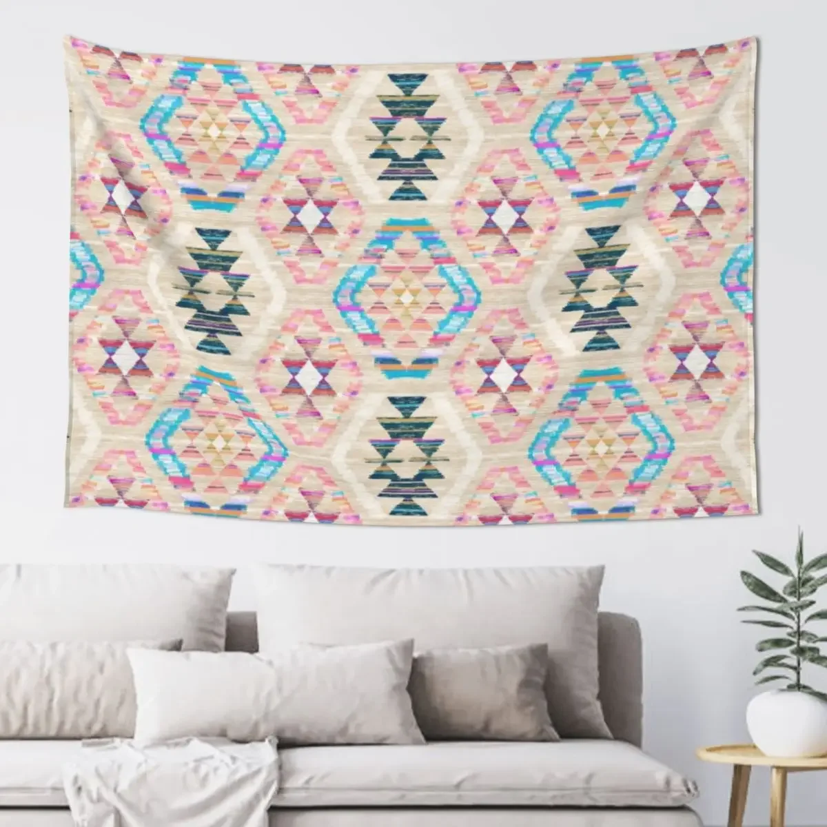 

Woven Textured Pastel Kilim Pattern Tapestry Room Decorations Aesthetic Room Decor Aesthetic Tapestry