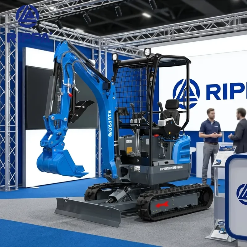 RIPPA Crawler Mini Excavators Chinese Small Hydraulic Digging Machine Price Minibagger Kubota Engine for Sale