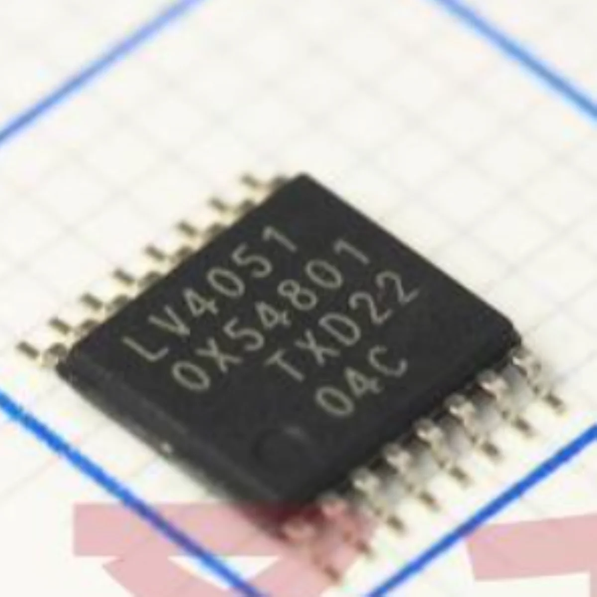 LV4051 74LV4051PW,118 TSSOP-16 Original 8-channel analog multiplexer/demultiplexer 8:1 1V~6V 80Ω ohm 74LV4051PW Marking LV4051