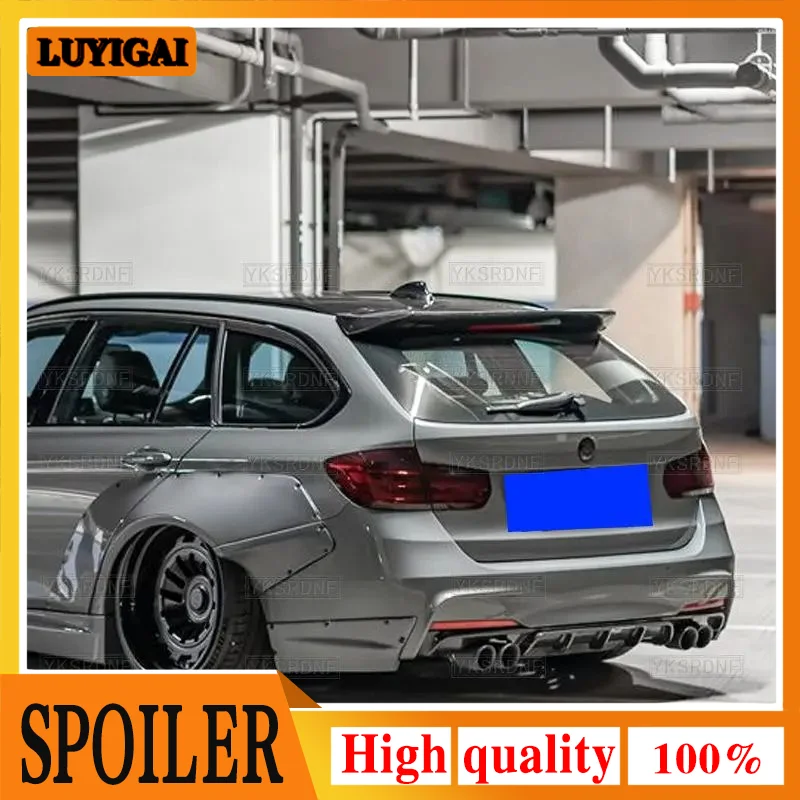 For BMW F31 3 series Wagon 320i Touring Wholesale Carbon Fiber Rear Trunk Lid Car Spoiler Ducktail Lip Wings 2013-2018