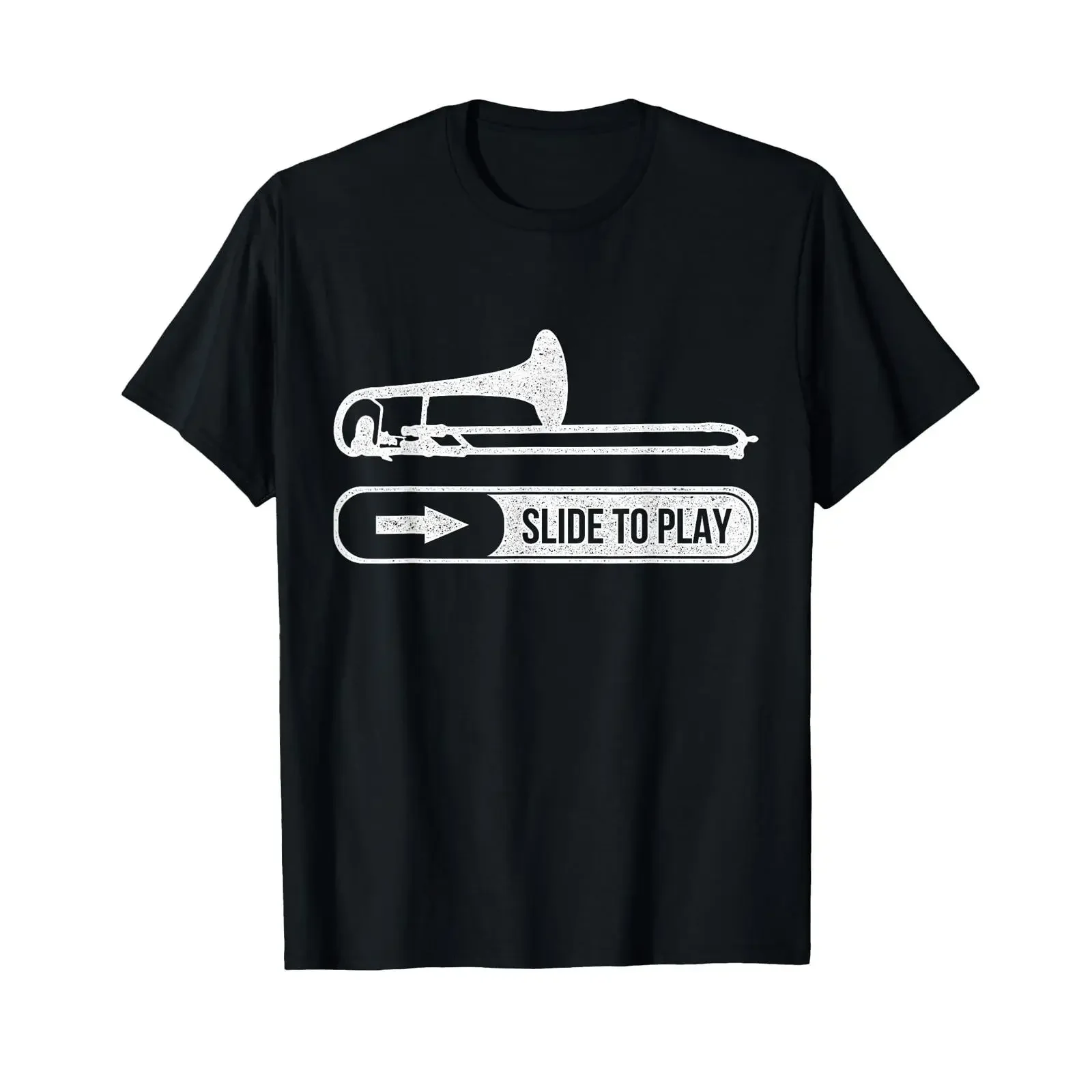 Funny Trombone T shirt Trombonist  vintage Washed Slightly homme Comfortable streetwear Casual Top For Everyday Wear fashion