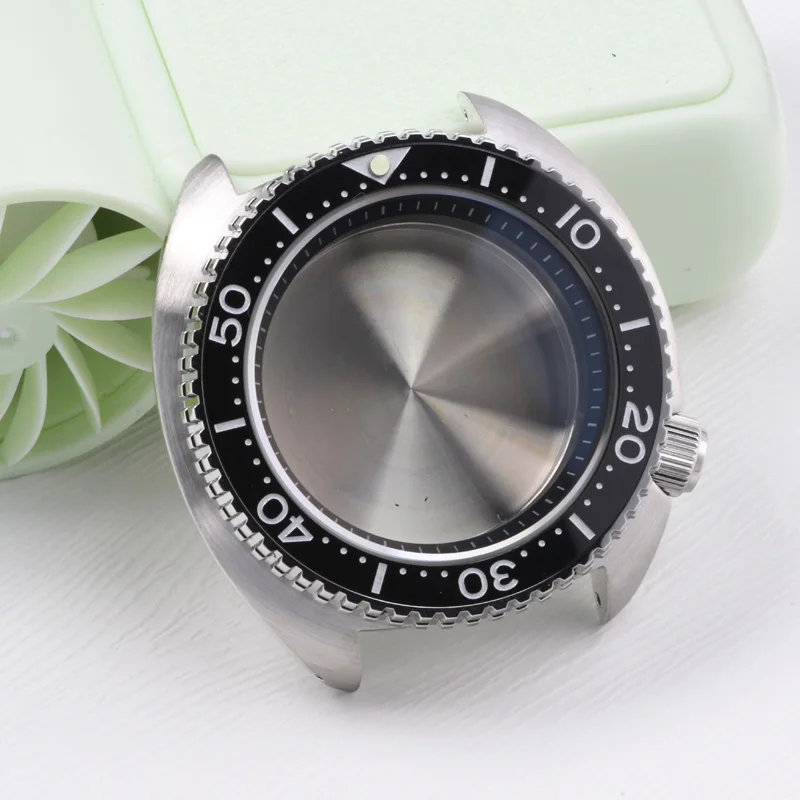 

Корпус часов из стали Abalone 4,0 часов 6309, светящееся сапфировое стекло, корпус часов для дайвинга для NH35/NH36, модные часы с автоматическим механизмом