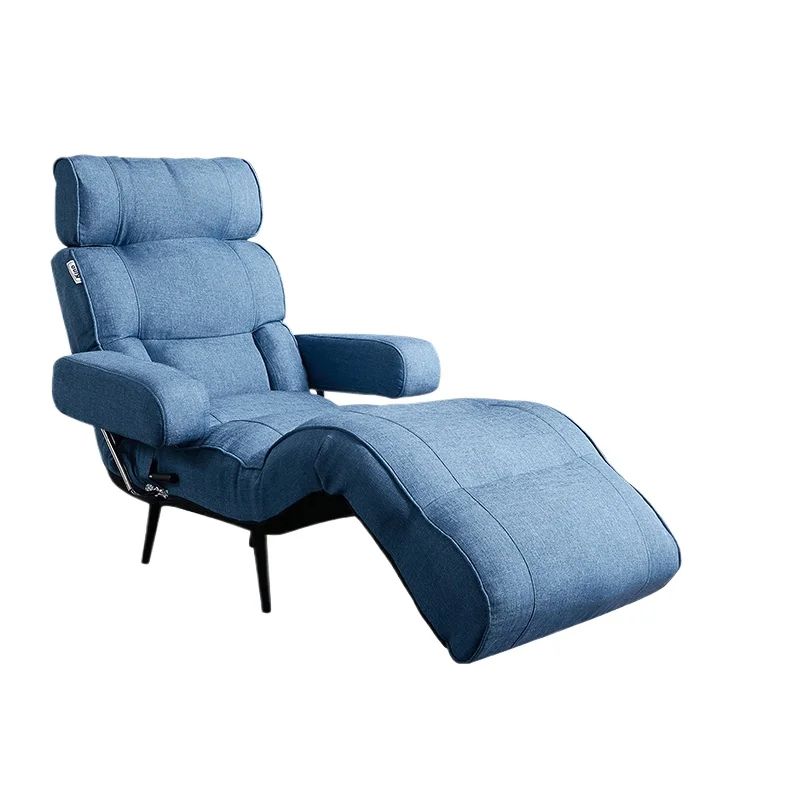 

Lady bay window recliner lazy sofa flannel single multi-functional reading foldable leisure back chair