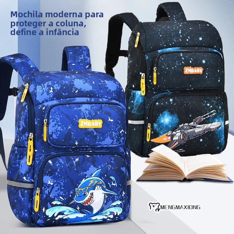 sac-a-dos-cool-shark-pour-les-eleves-du-primaire-sac-a-dos-scolaire-pour-enfants-avec-protection-de-la-colonne-vertebrale-motif-dinosaure-voiture-dessin-anime-double-bandouliere