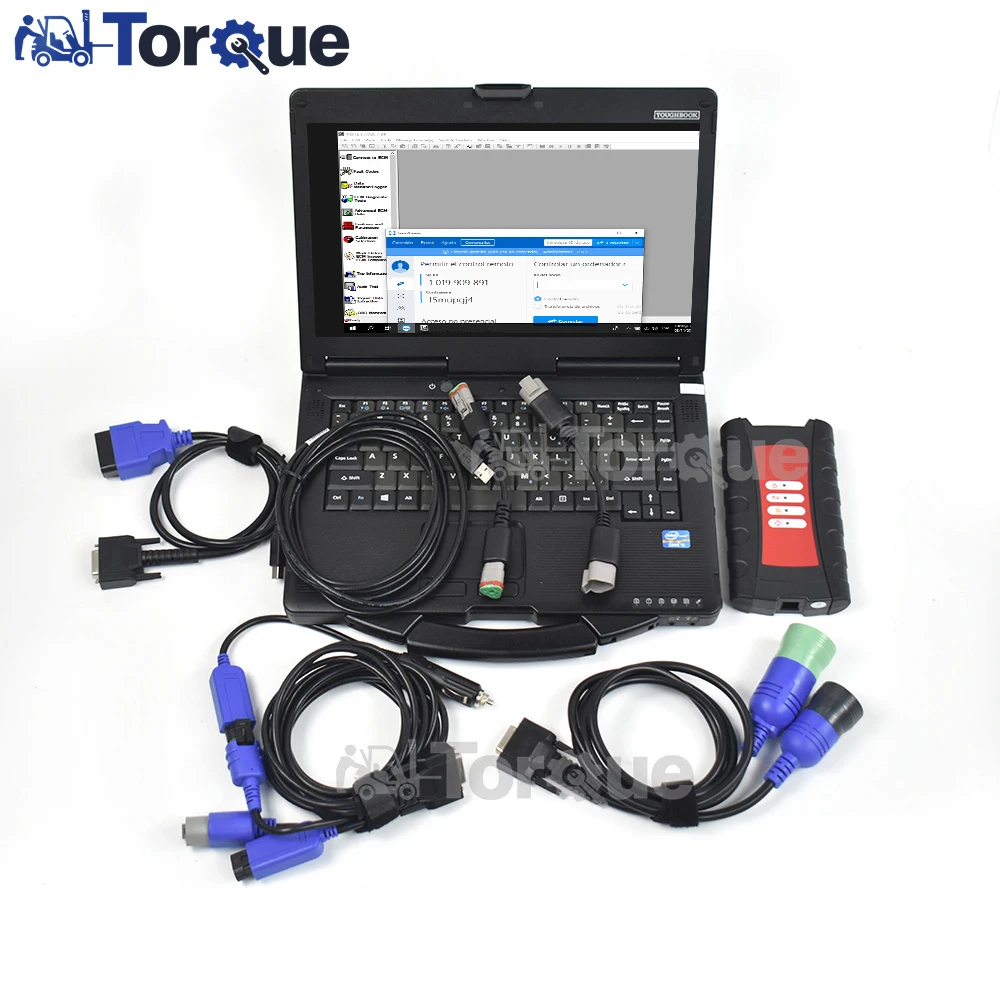 

Diesel Truck INLINE7 with Insite pro v8.7 Data Link Adapter truck diagnostic scanner with CF53 laptop