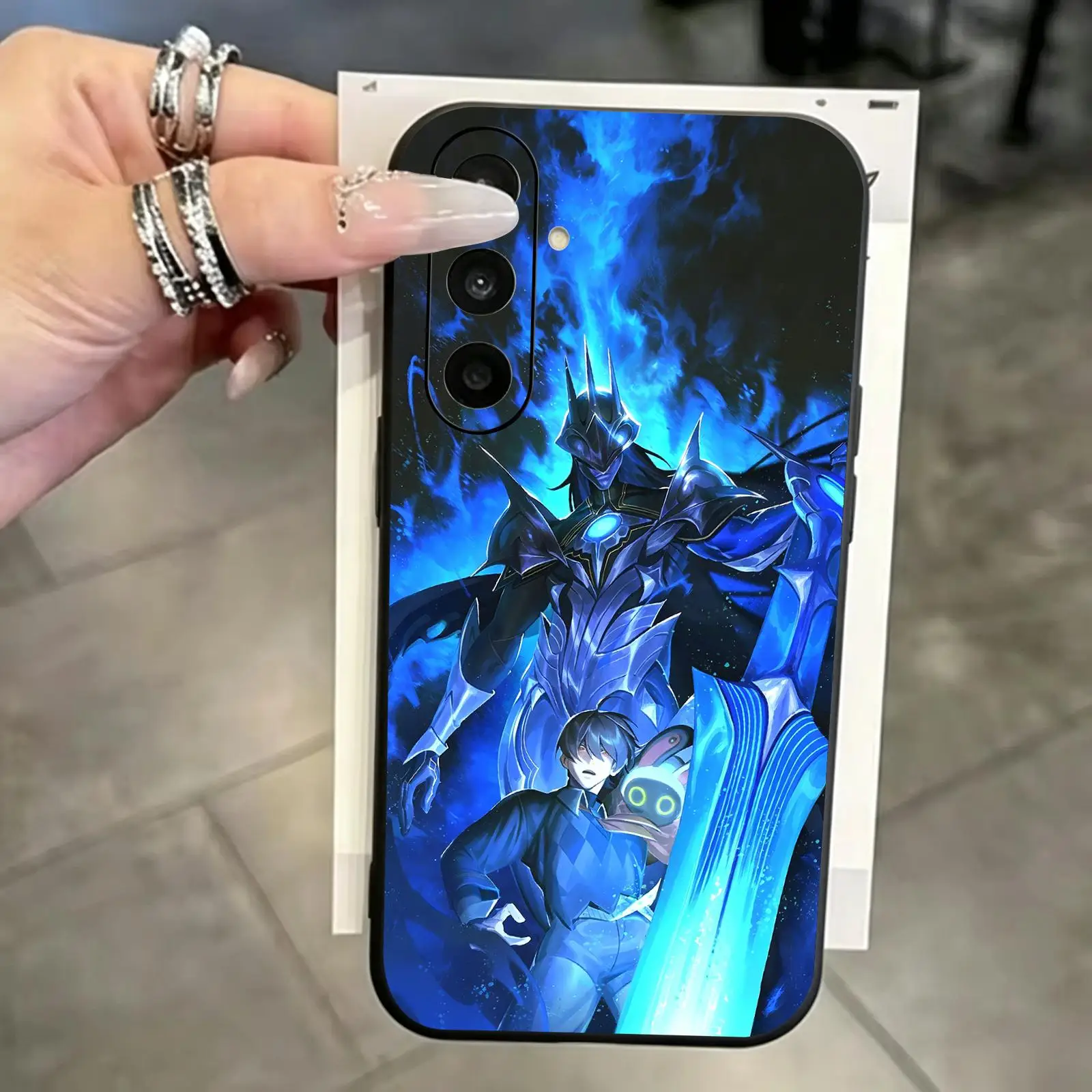Zenless Zone Zero Pyrois  Phone Case For Samsung A57 A56 A37 A27 A17 A36 A26 A55 A35 Black Matte Soft Case