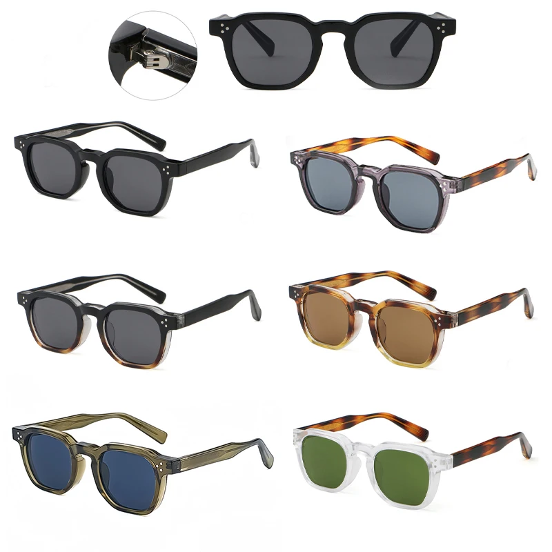 CATERSIDE Retro-Punk-Sonnenbrille für Herren, kleiner Rahmen, quadratisch, personalisiertes Design, Sonnenbrille für Damen, Reisen, Party, Business, Festival, Geschenk – Detail 6