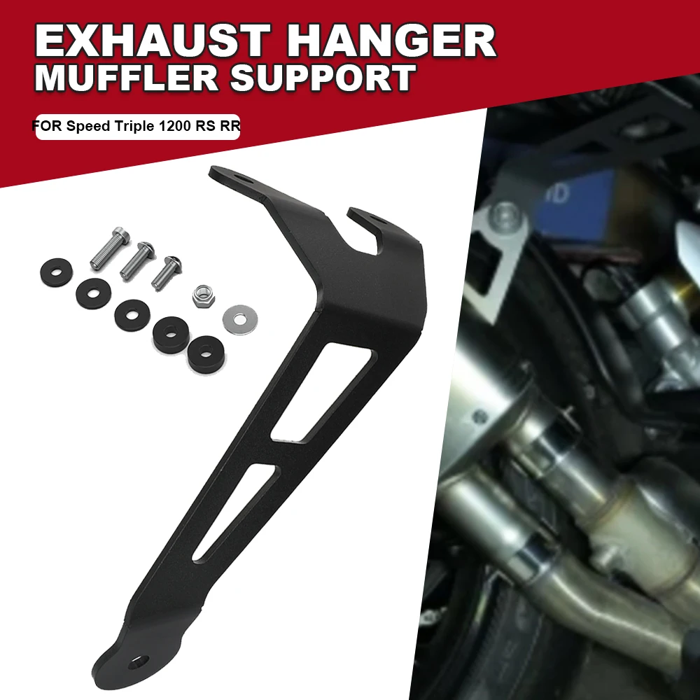 

FOR Speed Triple 1200 RS RR 1200RR 2021 2022 Exhaust Hanger Bracket Holder Muffler Support Speed Triple 1200RS 2023 2024 2025