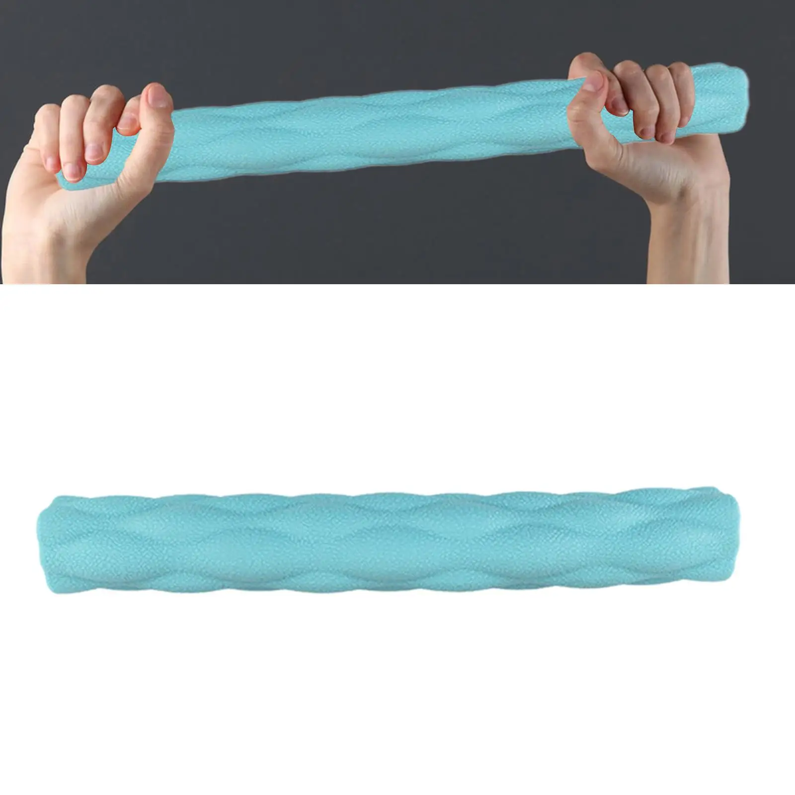 Twist Exerciser Bars Grip Handheld Calcining Power Bar Body Massage Rod for Strengthener Muscle Pulling Adults Travel Gym