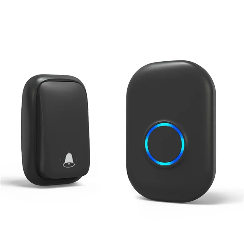 

【LDHL】Водонепроницаемый умный дверной звонок, беспроводной дверной звонок, домашний дверной звонок, интеллектуальный 4-уровневый регулятор громкости, 38 песен, дверной звонок