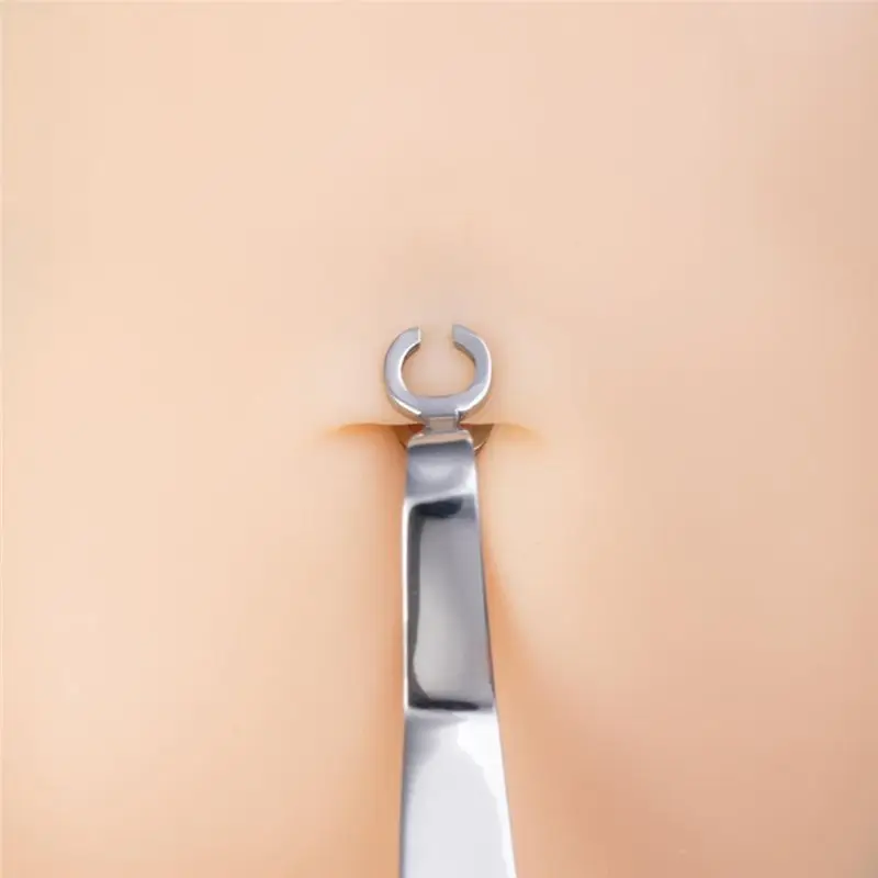ABSE-Ear Nose Piercing Clamps,Nose Septum Piercing Piercing Tool For All Piercings Stainless Steel Slotted Locking