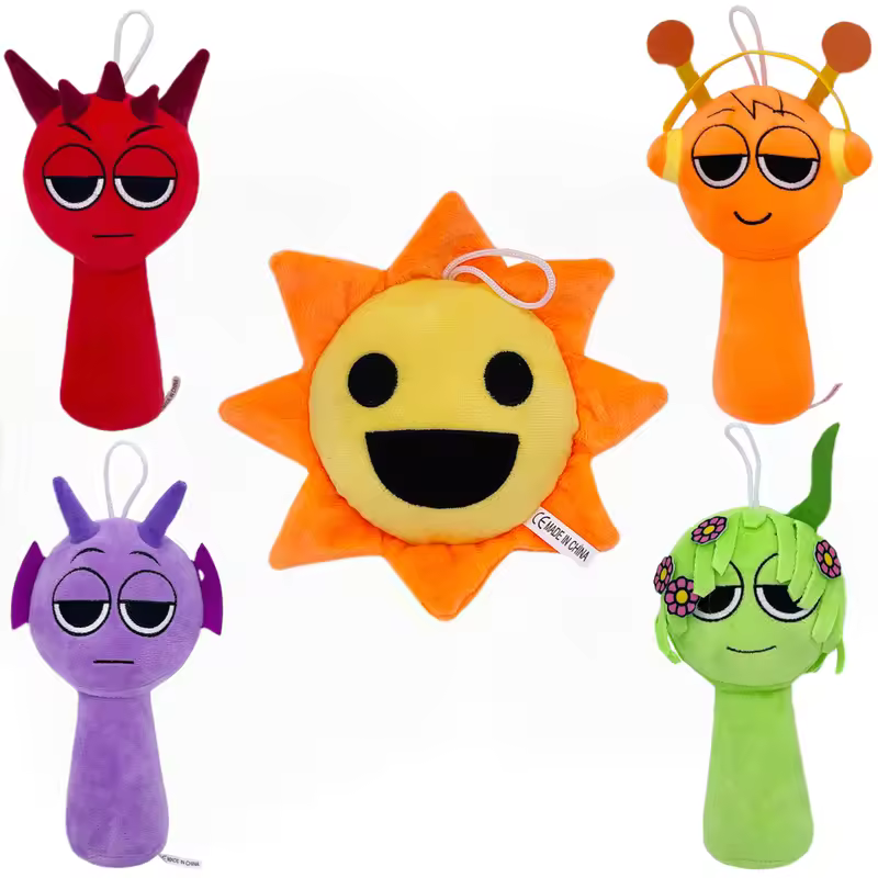 New Sprunki Plush Game Deamond Dr. Harrison Qurst Wenda Gray Soft Doll Peripherals Cute Birthday Gift Toys Game Kids - Image 12