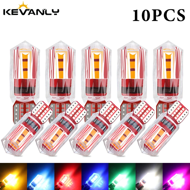 T10 W5W LED Bulbs Canbus 2835 6SMD 194 168 LED Car Interior Map Dome Lights Parking Light Car Signal Lamp Car Side Marker Light