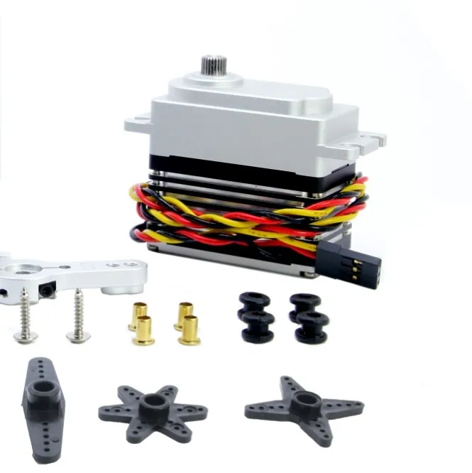 2026 Feetech 50Kg Brushless Digital Servo Motor FT955BL Auto Fishing Drone Bait Release System Steel Gear for Scx10 Metal