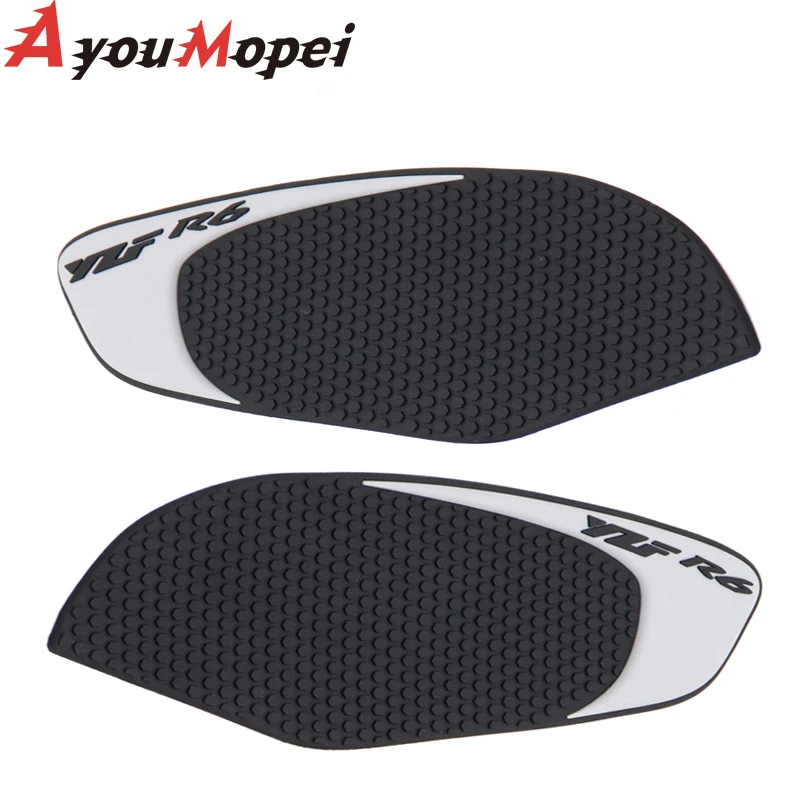 Motorcycle Anti slip Tank Pad Side Gas Knee Grip Traction Protector Sticker For Yamaha YZF R6 YZF-R6 YZF R-6 YZFR6 2008-2016