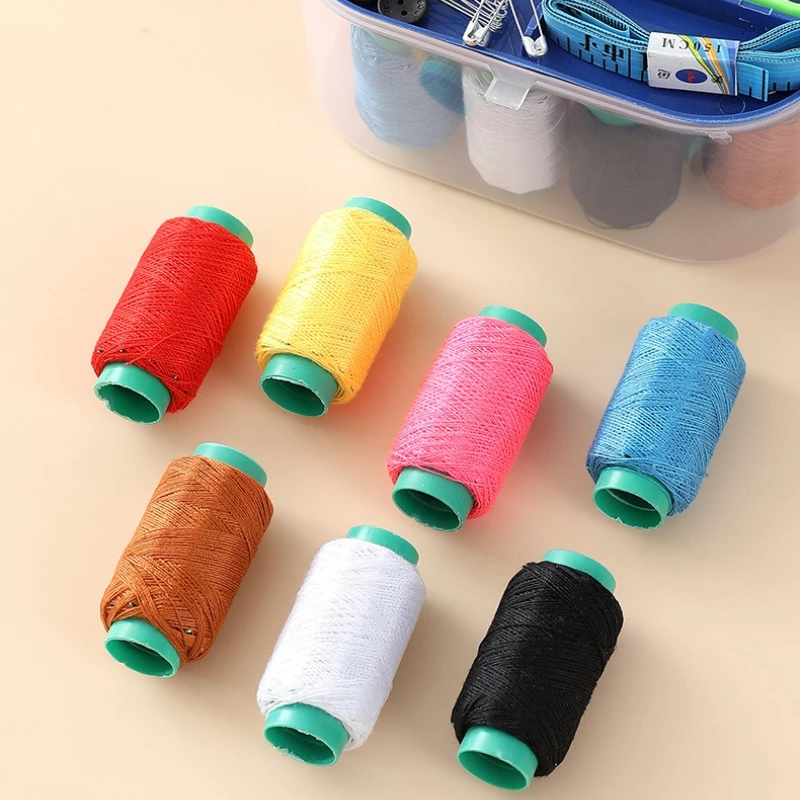 مجموعة إبرة وخيط منزلية للسفر محمولة باليد وأدوات خياطة أساسية محمولة يمكنك صنعها بنفسك مستلزمات خياطة الملابس