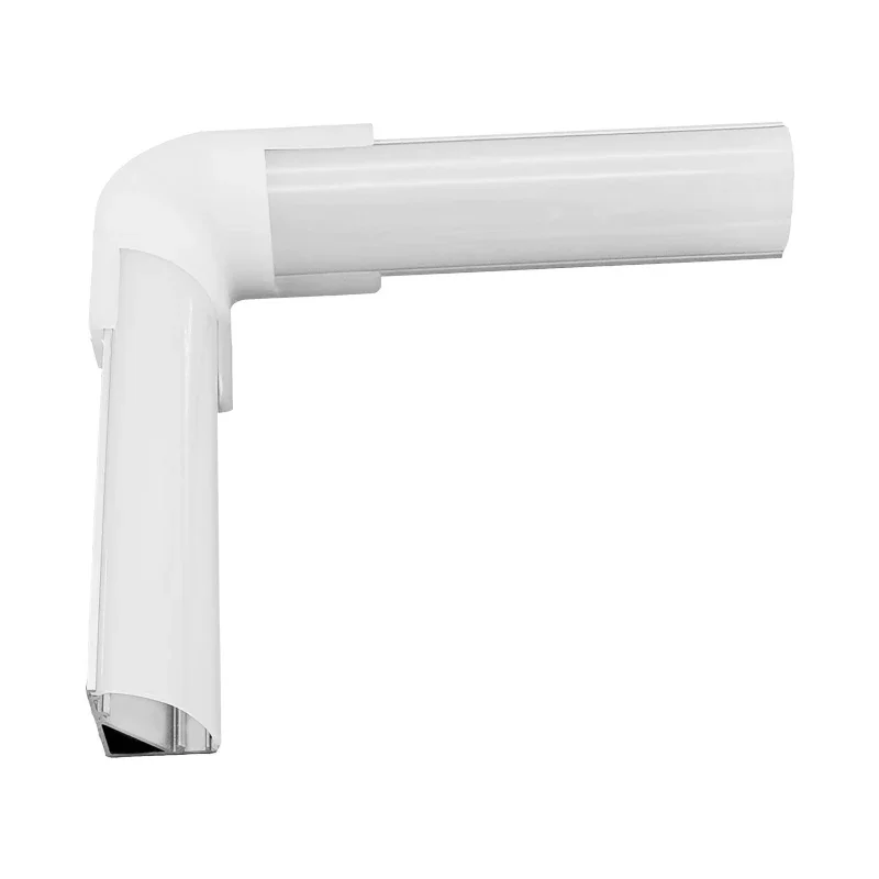 Alloggiamento con profilo in alluminio a LED per luci a barra LED da 50 cm, triangolo a forma di 1616 V e 90 gradi, lampada ad angolo Mikly con luce