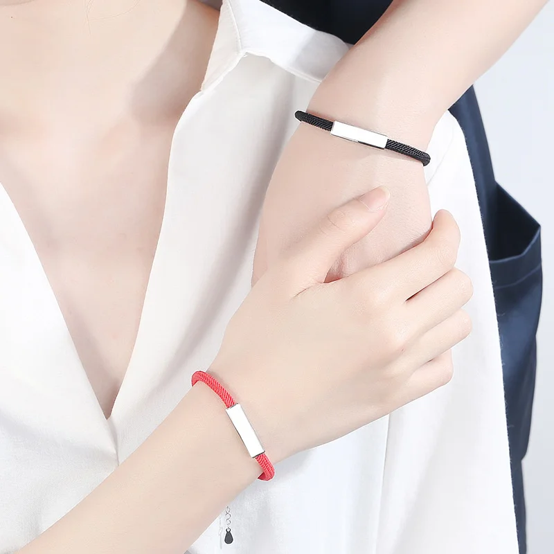 New Arrival Couple Bracelet Men Jewelry 2025 New Year Gift For Lover Gift Trendy Rope Bracelet Women Hand Accessories
