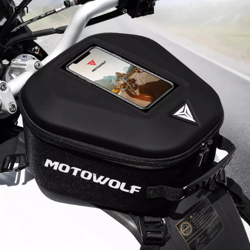 

HXL Motorcycle Tank Bag Motorcycle Travel Storage Bag Riding Equipment Waterproof