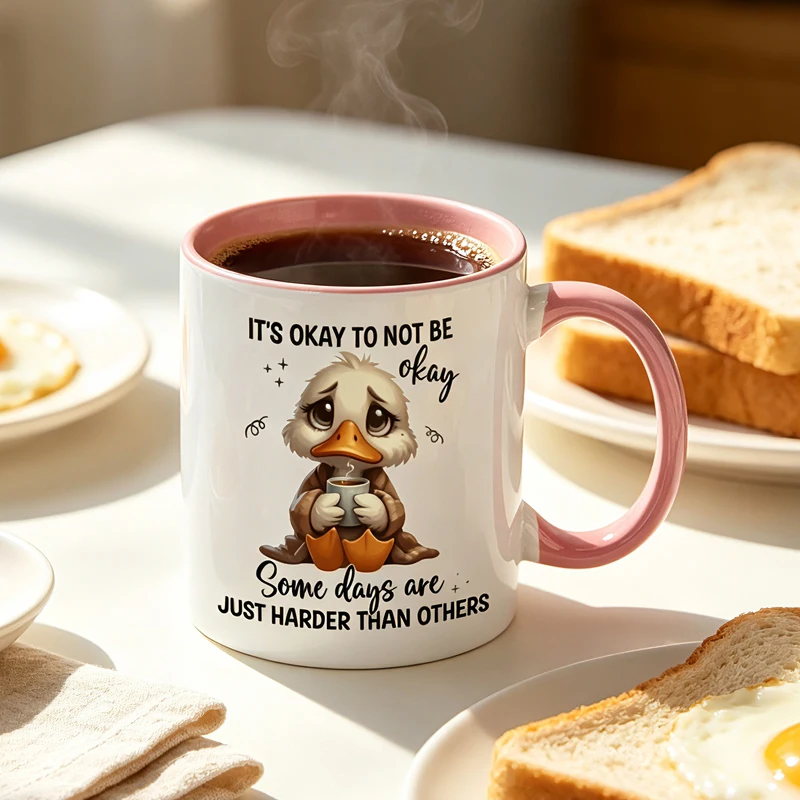 This humorous mug, printed with the phrase 