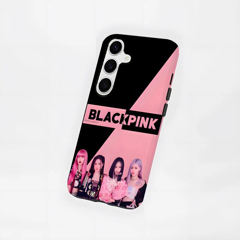 Kpop-BLACKPINKs-Girls Phone Case New For Samsung S25 24 FE 23 22 21 Ultra Plus A 56 36 26 16 Glossy Film Hard PC Coque