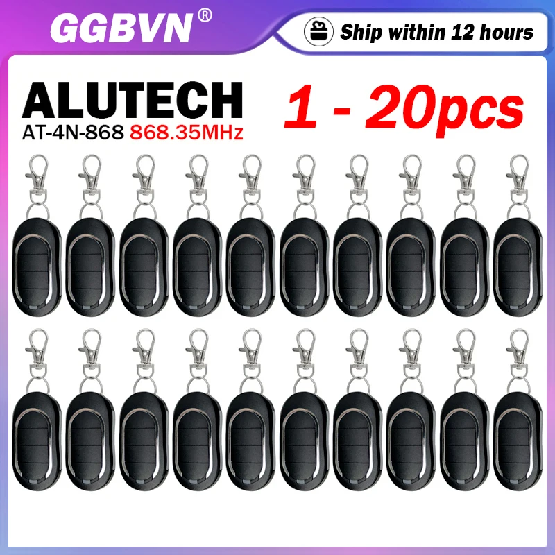 ALUTECH AT-4N-868 Garage Door / Gate Remote Control 868.35MHz Rolling Code ALUTECH AT-4N 868 MHz Automation Gate Transmitter