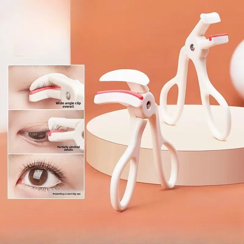 1Pc Eyelash Curler Comfort Grip Lash Curlers Achieve Perfect Curls in 5 Seconds Not Hurting Eyelashes Portable Classic White New