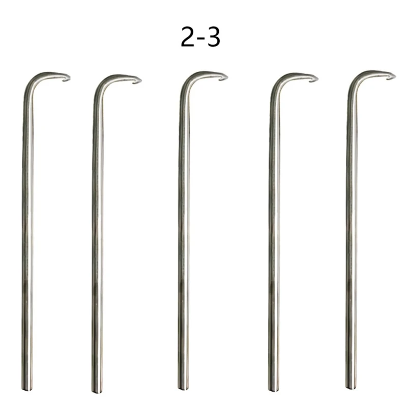 High Quality Stainless Steel Lace Wig Ventilating Needles, Brass Holder, Making and Repairing Wigs, 3 Sizes, 1-2, 2-3, 3-4, 4-5