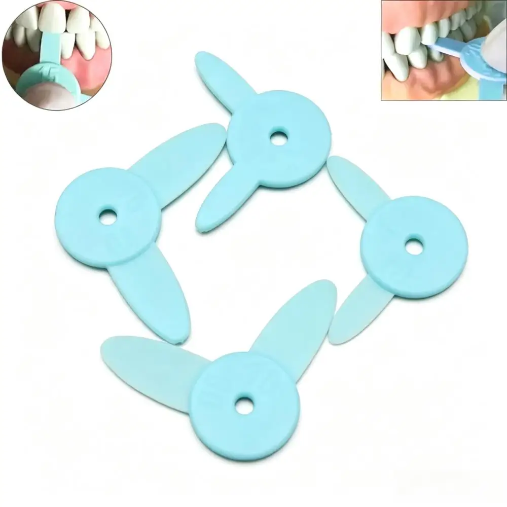 4Pcs Dental Rubber Gap Measuring Gauge 6/10mm Width Multi Thickness Interproximal Distance Measuring Orthodontic Auxiliary Tools
