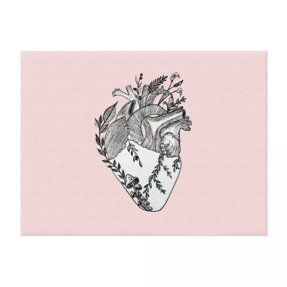 

Heart And Soul Throw Blanket Bed covers Multi-Purpose Furry Moving Blankets