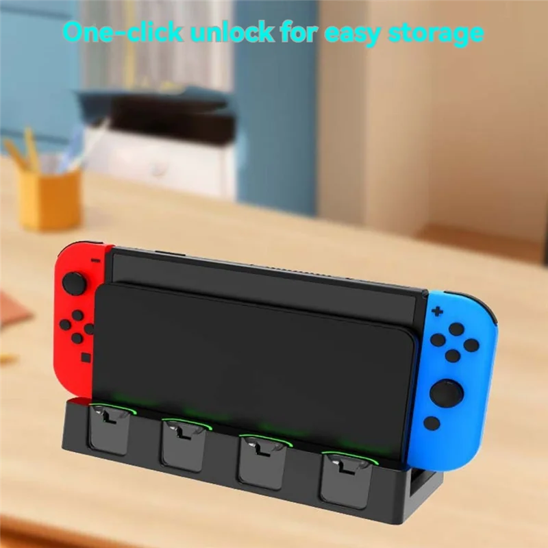 Для Nintendo Switch контроллер зарядное устройство док-станция держатель станции 4в1 для Switch/OLED игровая поддержка док-станции для зарядки