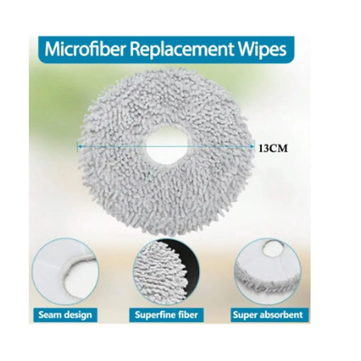 RECOMMENDATION  10PCS Mop Cloth for S10+ S10 Plus X10+ X10 Plus Robot Vacuum Accessories Easy Install Perfect