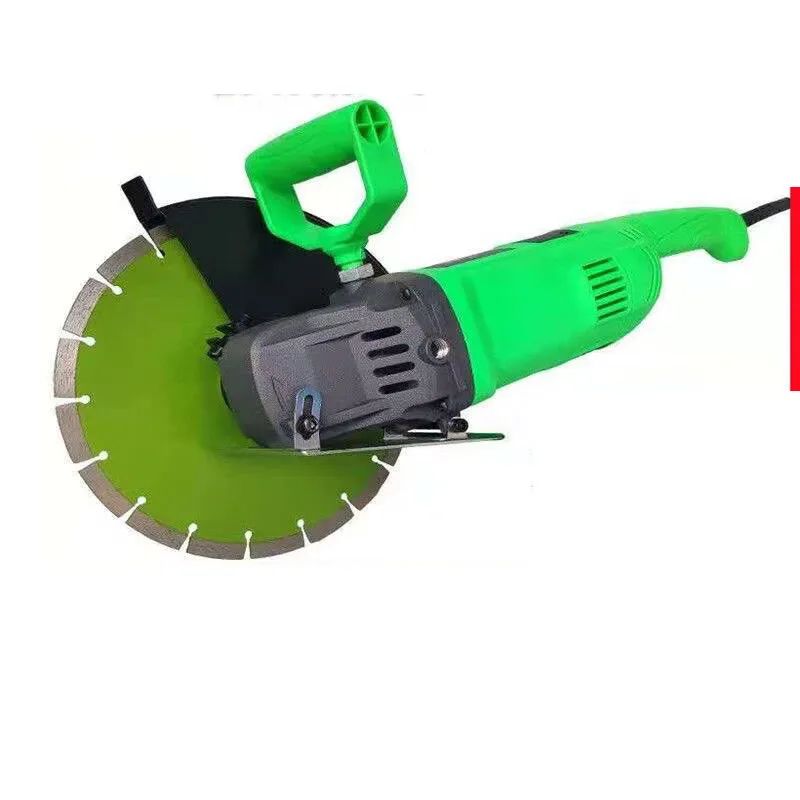 14 Inch Dust-Free Wall Chaser, Concrete Stone Grooving Slotting Machine, Multifunctional Angle Grinder Cutting Tool Construction
