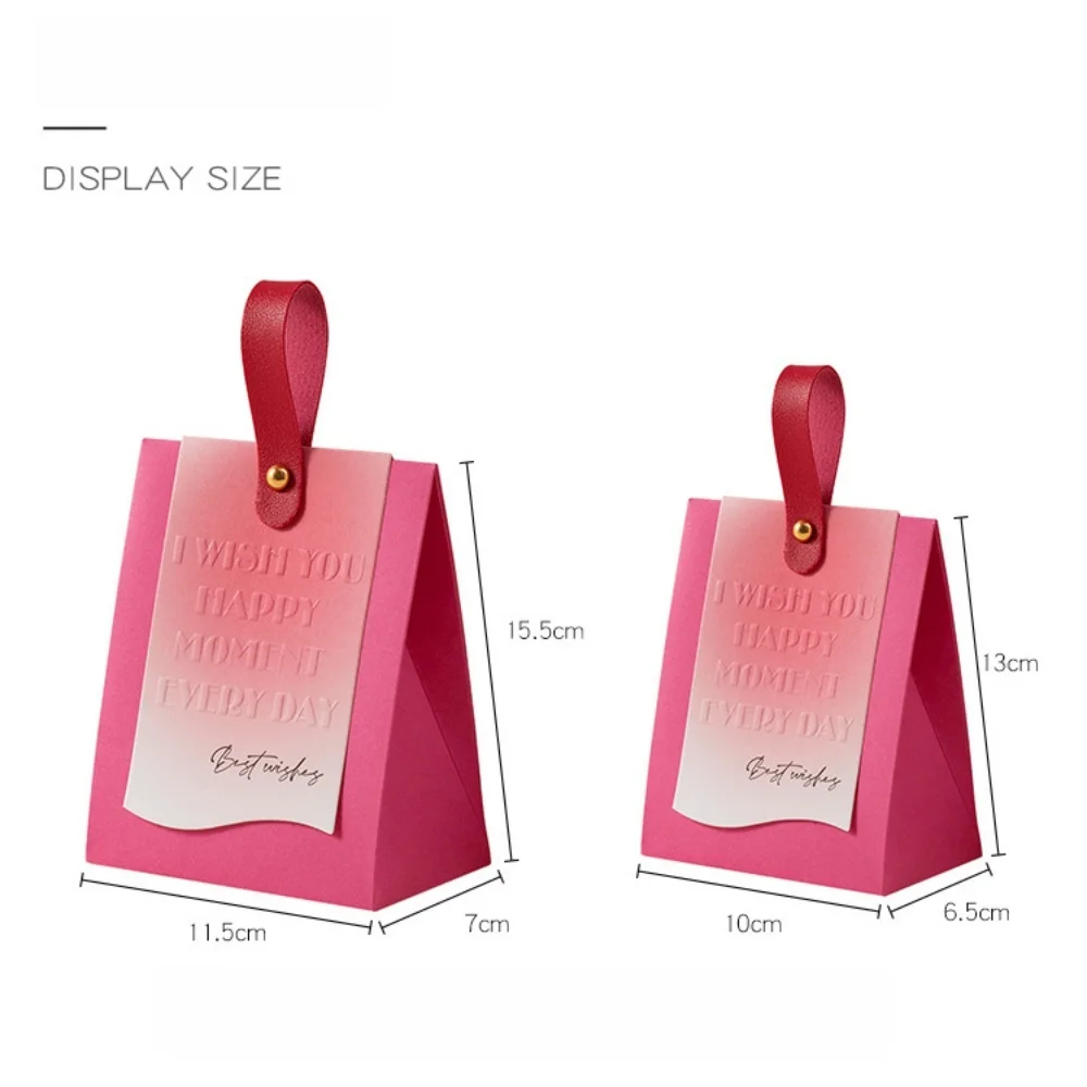 Gift Packaging Box Paper Paper Gift Bag Handbag Box Wedding Candy Box For Party Birthday Event