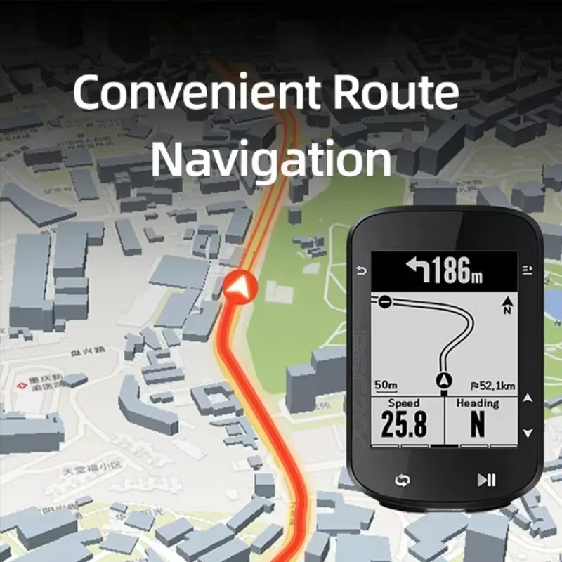 BSC300T Bike GPS Computer Wireless Bicycle Speedometer Color Screen Map Navigation ANT+ Sensor Waterproof CyclingRoadBikeKit