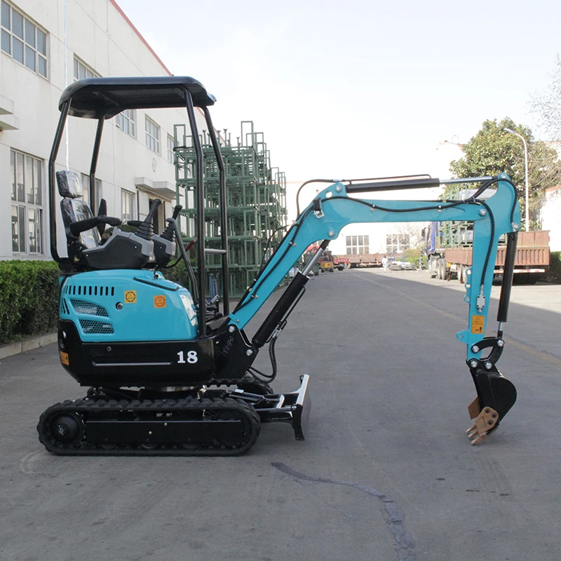 تسليم سريع حفارة صغيرة حفارة هيدروليكية جديدة مع كيس حفارة زاحفة مع المرفقات