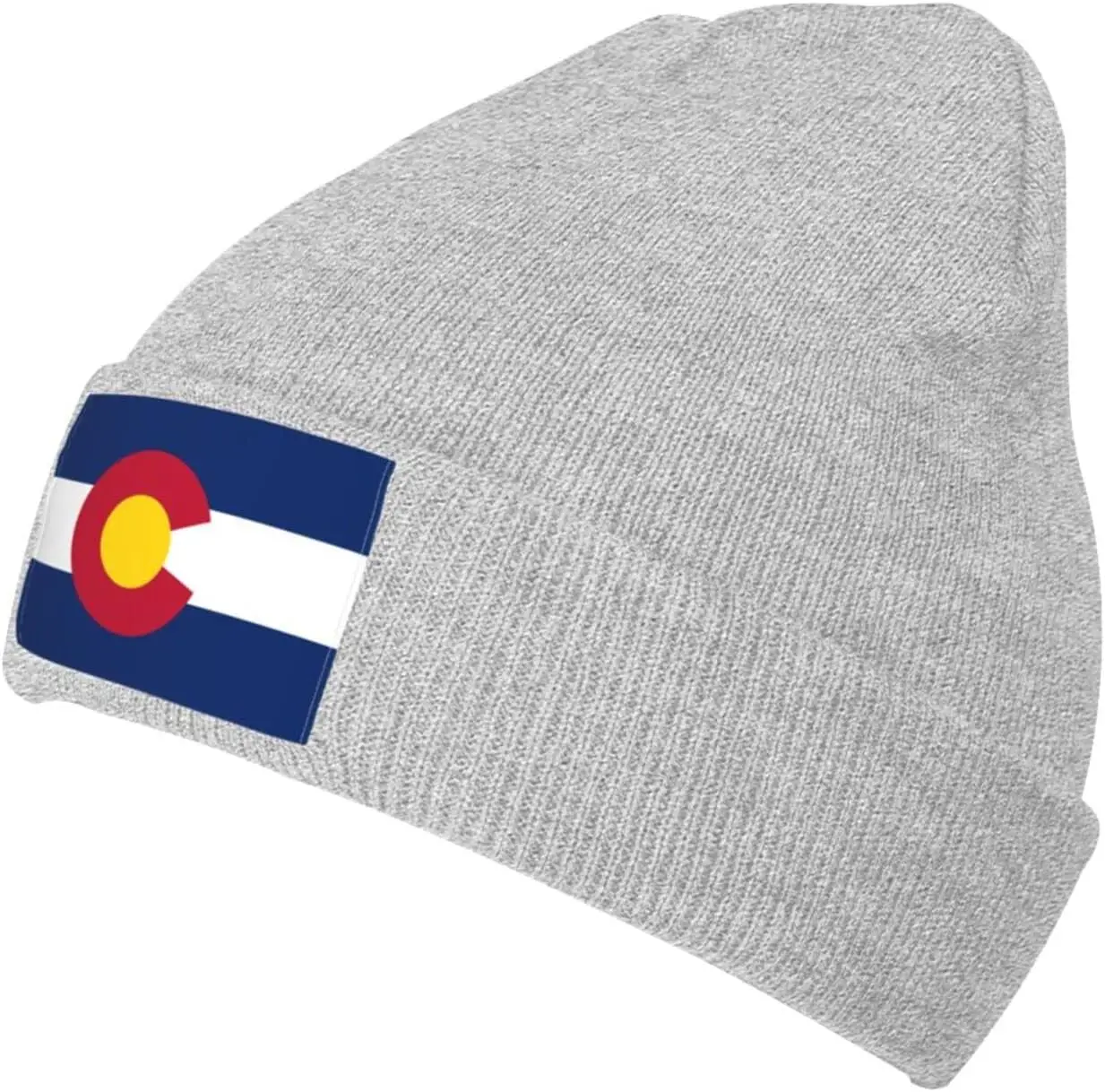 Flag of Colorado Beanie Hat for Men Women Warm Knit Skull Cap Soft Acrylic Winter Hats