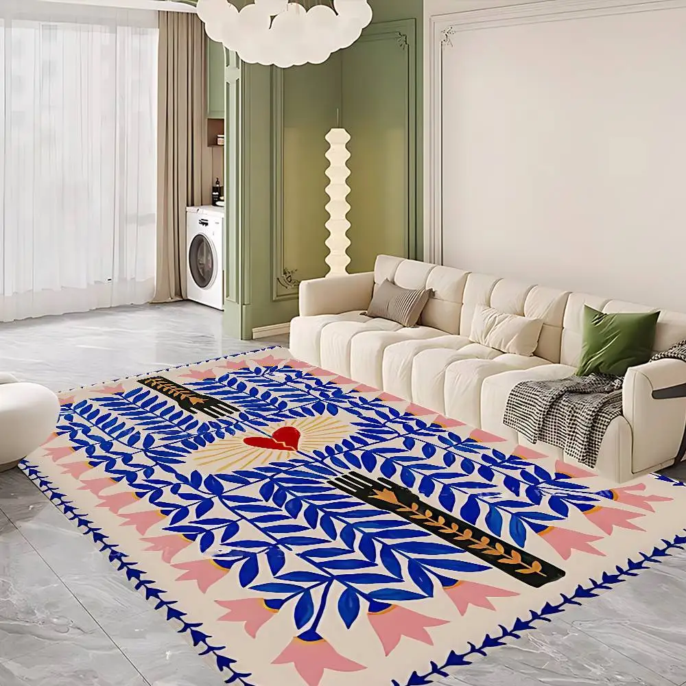Ancient Egypt Tiger Leopard Door Mat Washable Non-Slip Living Room Sofa Chairs Area Mat Kitchen Doormat Area Rug