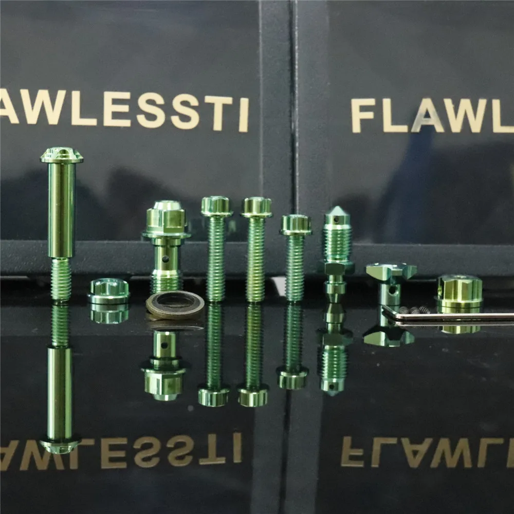 Imagem -05 - Flawlessti-embreagem do Freio e Cilindro Mestre Gr5 Titanium Bolts Brembo Rcs cc