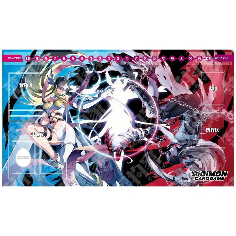 Card Pad Kanbara Takuya Culumon Kaiser Greymon Angewomon Digimon Adventure Diy Battle Mat Anime Game Action Toy Figures Gifts