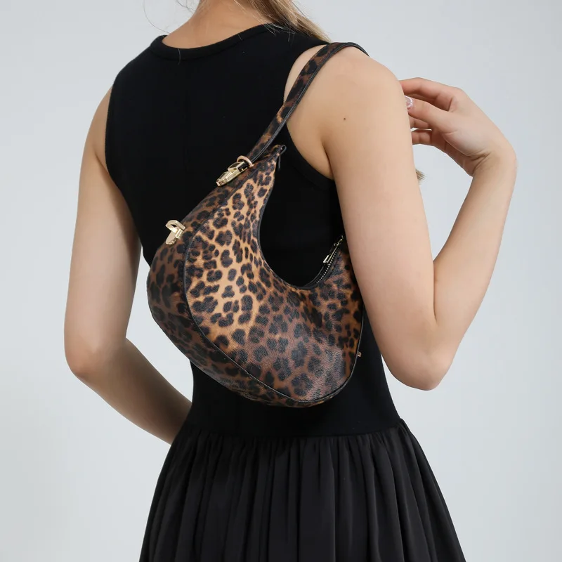 Cow Prints Underarm Shoulder Bags For Women French Style Small Crossbody Phone Bag Luxury Designer Versatile Handbags image 2