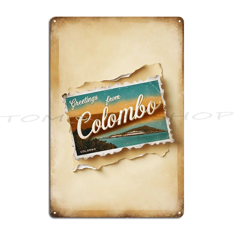 Coastal Jewel Metal Plaque Poster Cinema Pub Plates Cinema Classic Design  Tin Sign Poster