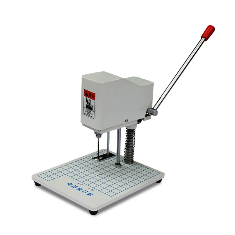 

Upgrade Electric Book Drilling And Punching MachineVoucher File Office Binding Machine Single Hole Punching Stapler