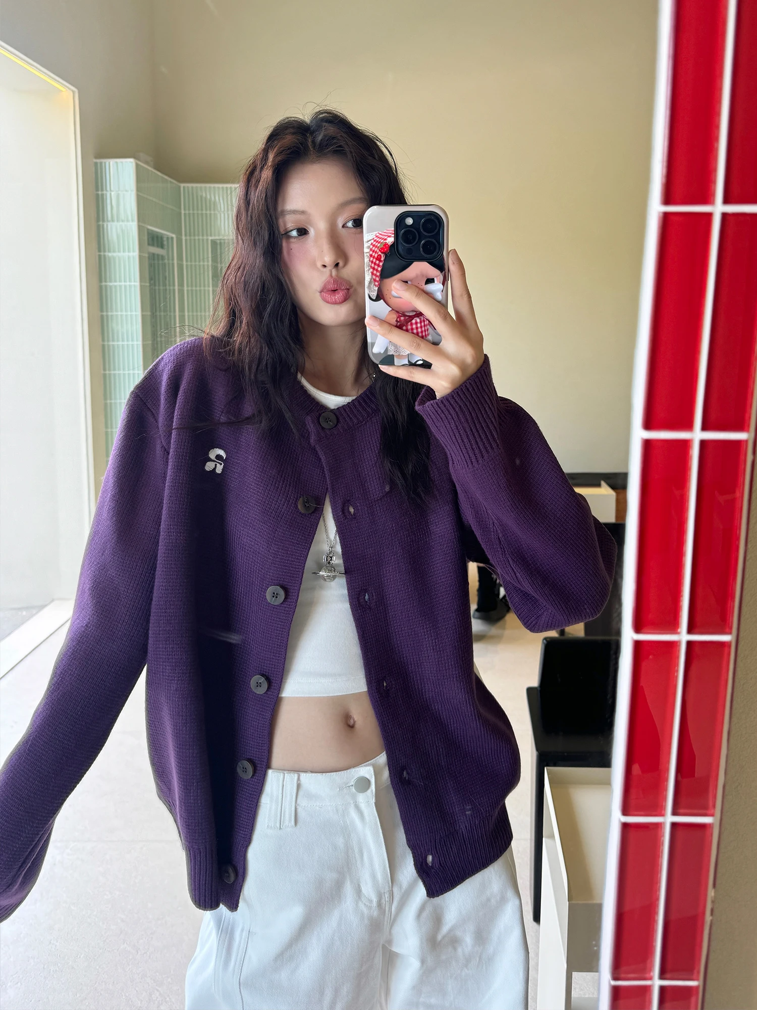 

Cardigans Informal Sweaters Womens Fall Illusion-Two-Pieces Lattice Fancy Fur-Collar Cinch Openwork Knittig Sequined Boat Tender