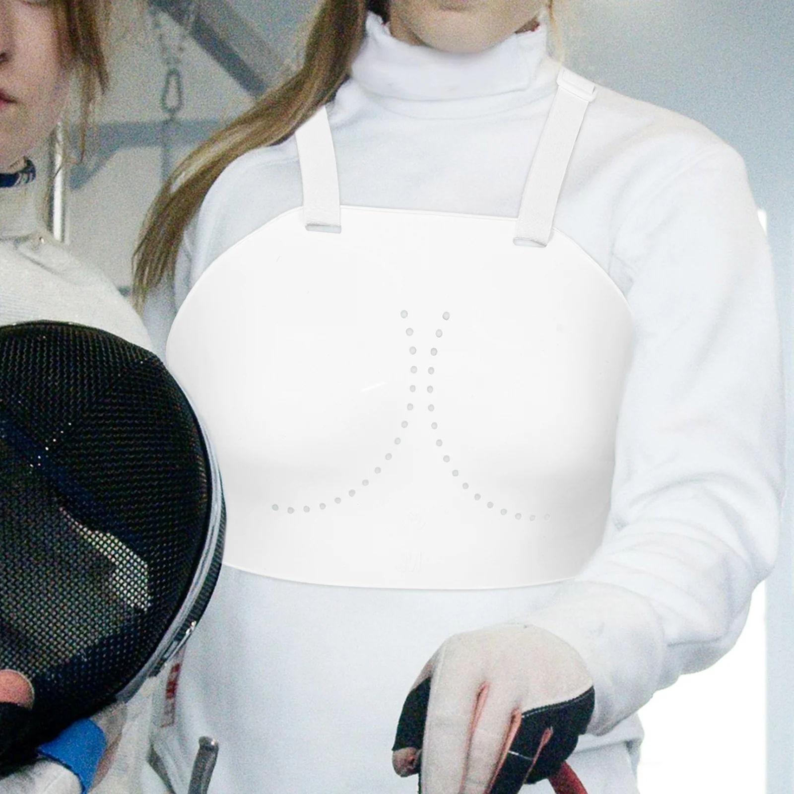 Fencing Protector Durable Ergonomic Design For Training Protection Guard Sports Fencing Gear Chest Protection Tool Portable