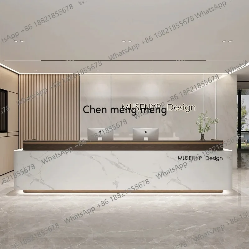 

F5822 Customer Reception Counter Business Shop Church Pulpitos Checkout Counter Beauty Salon Commercial Beauty Salon Industrial
