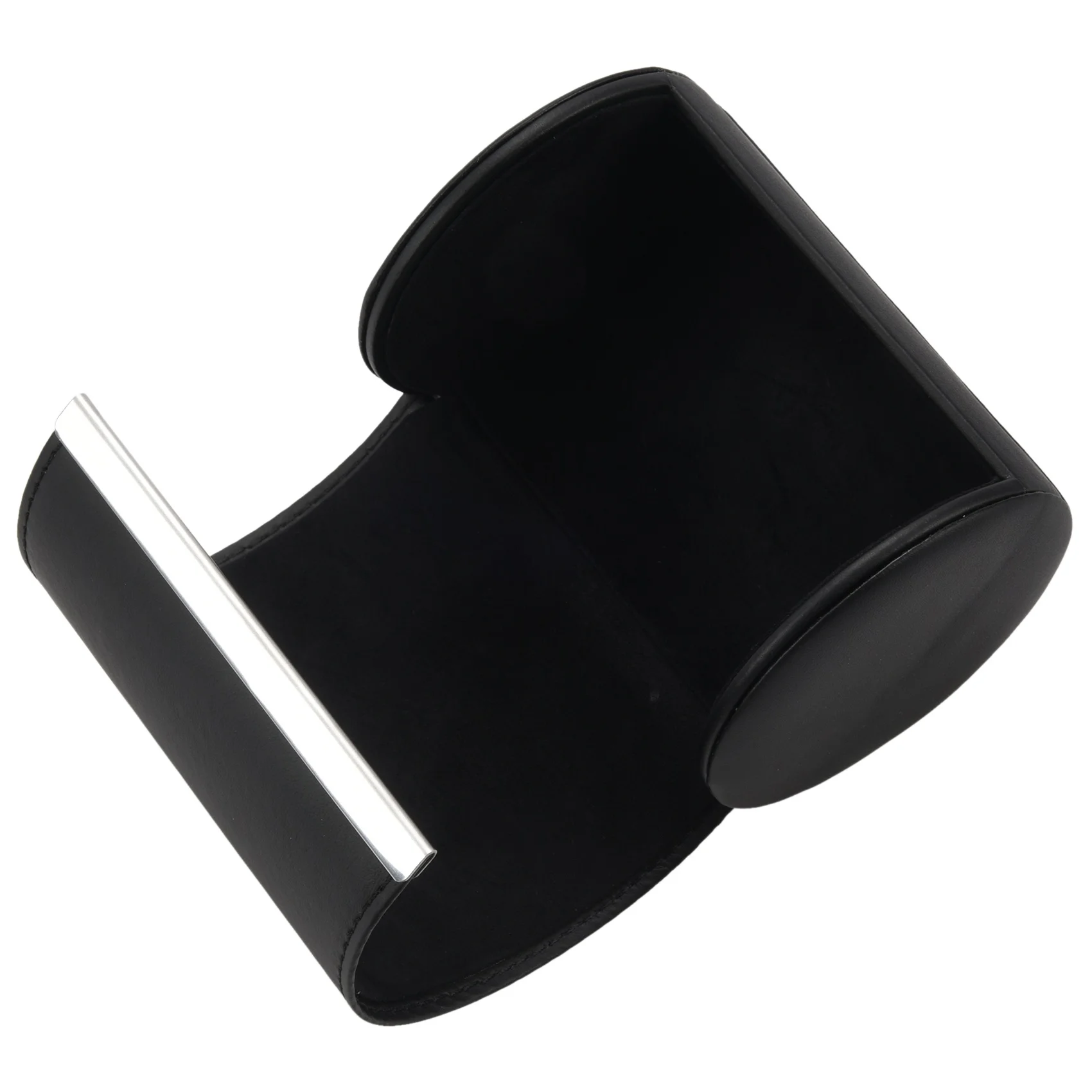 ربطة العنق السوداء ربطة العنق حقيبة للتخزين صندوق هدايا السفر شكل اسطوانة HY